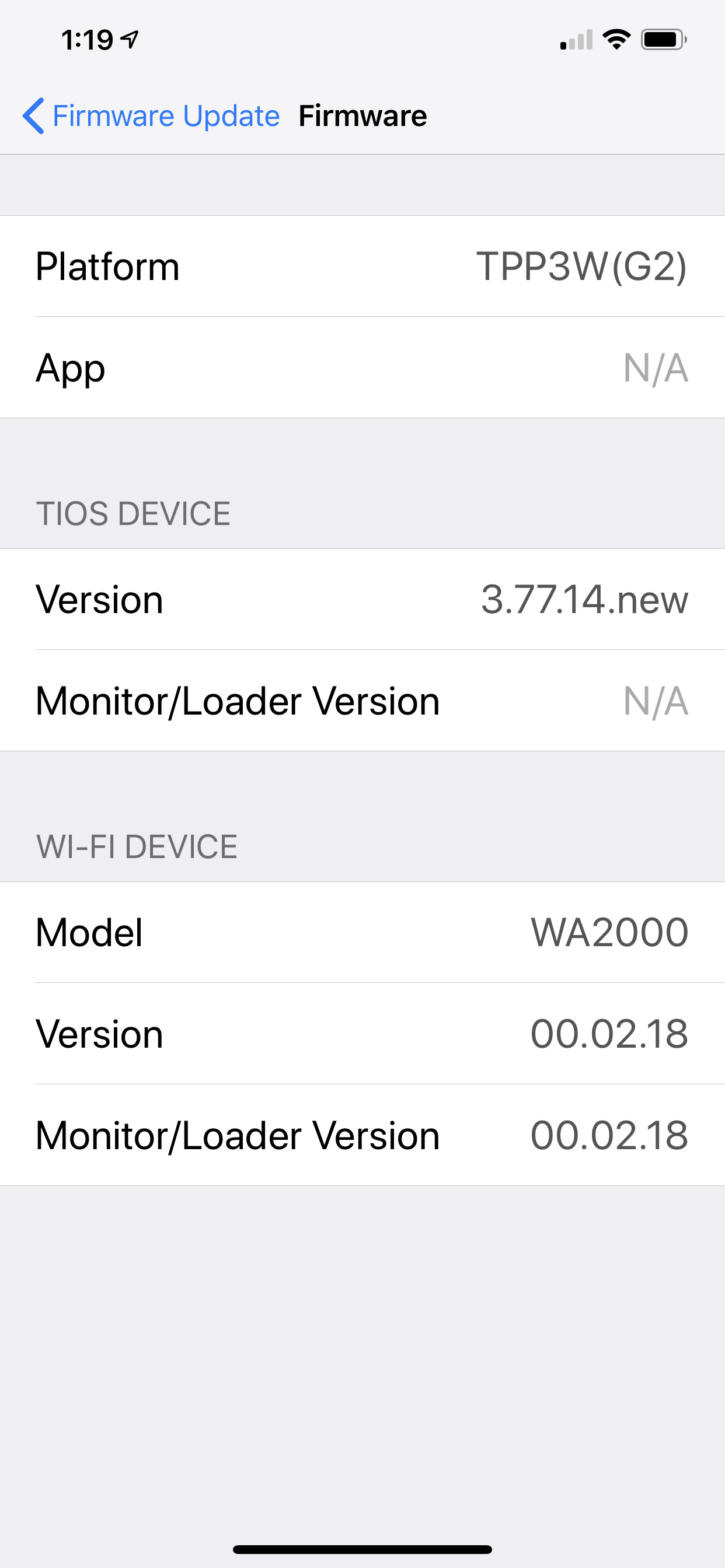 Check the properties of the selected .TCU file