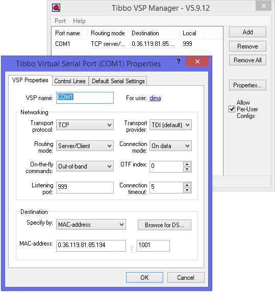 Virtual Serial Port Driver